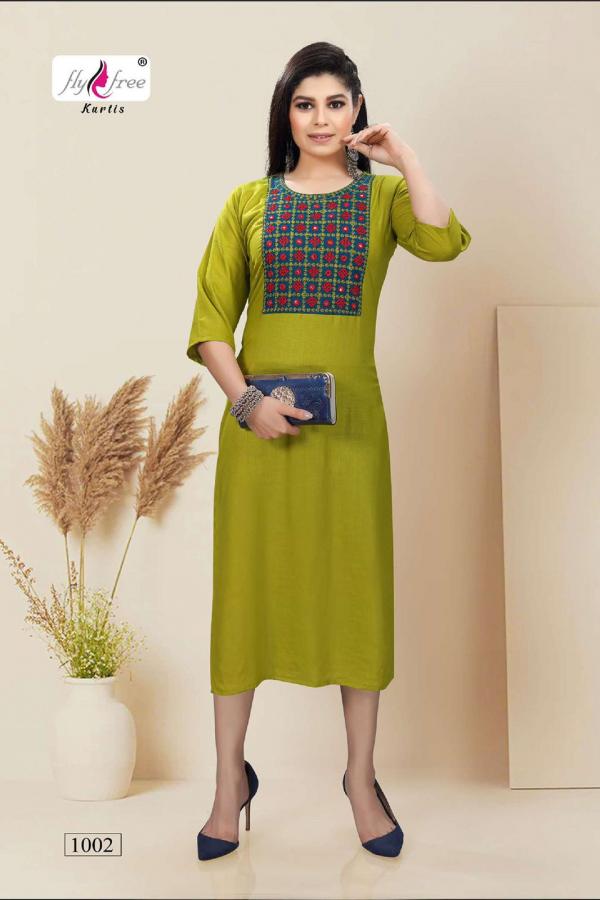 Fly Free Ignite Casual Wear Designer Kurti Collection